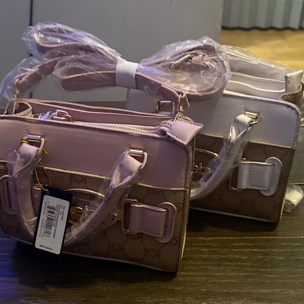 BEBE bundle little bags get 2 pink and a white